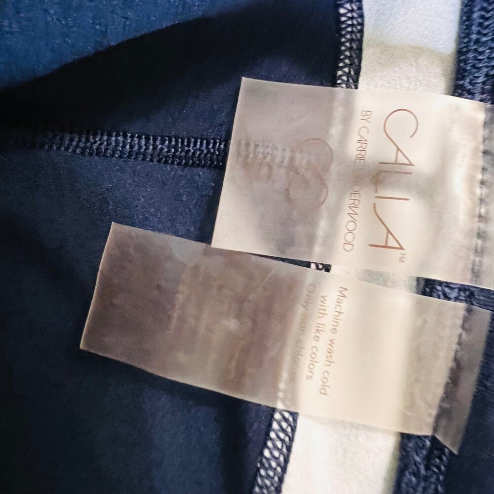 Calia By Carrie Underwood Zipper Detail Leggings Size S Small Blue - Picture 4 of 8